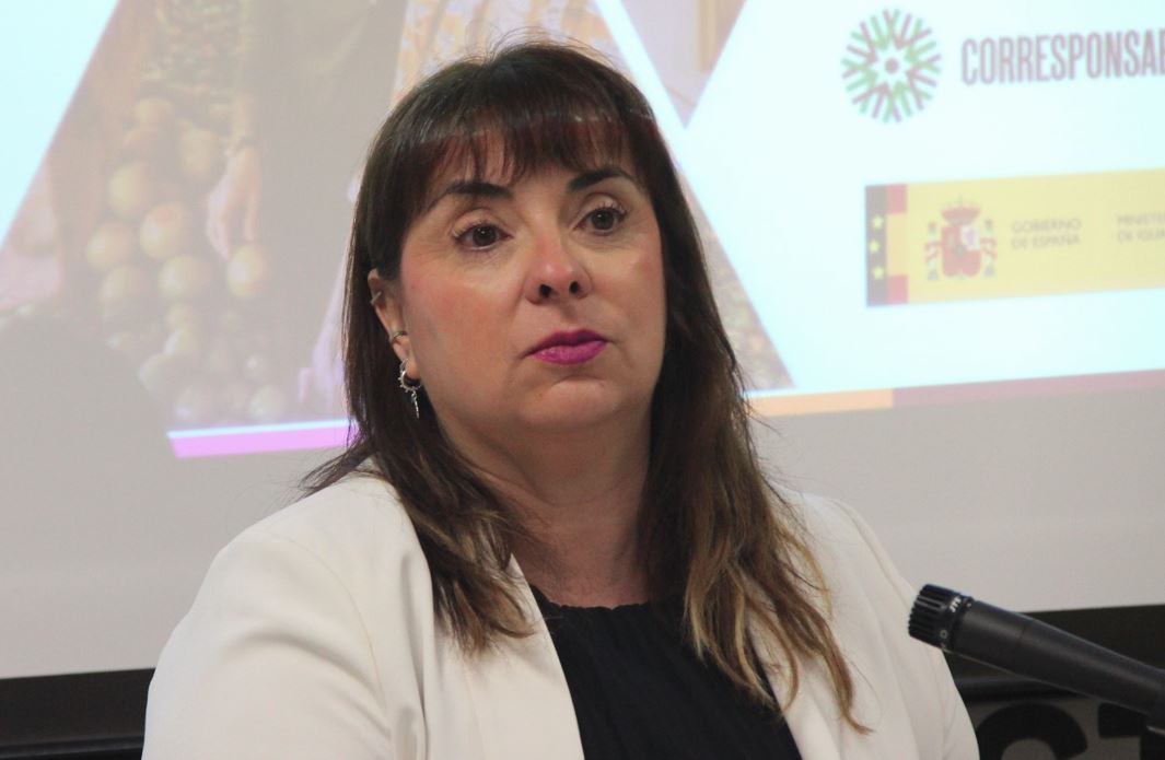 Cristina Antoñanzas en una jornada sobre conciliación y corresponsabilidad