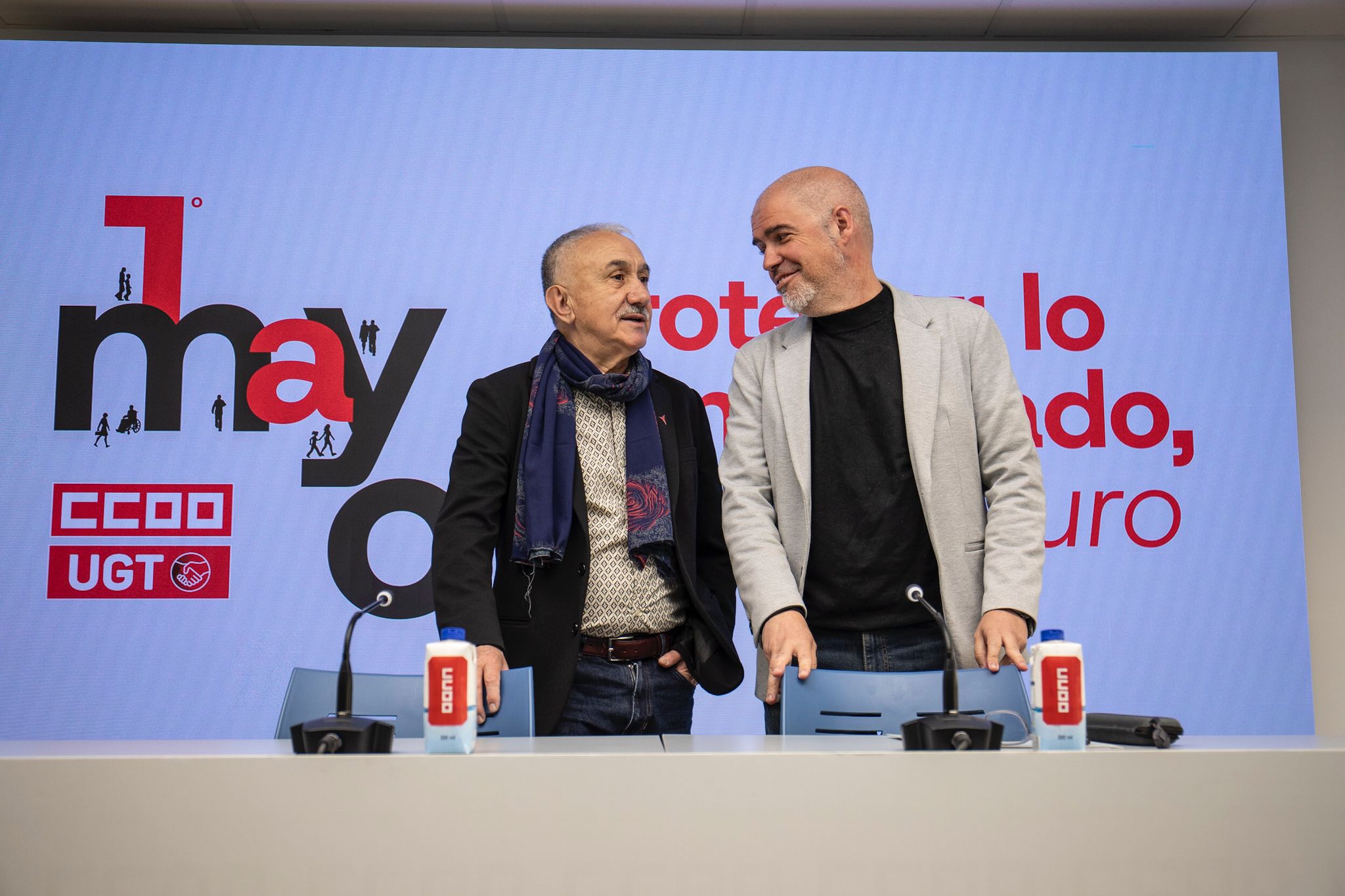 Rueda de prensa primero de mayo