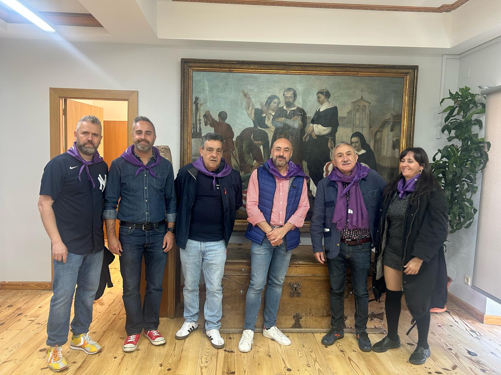Pepe Álvarez en Villalar de los Comuneros