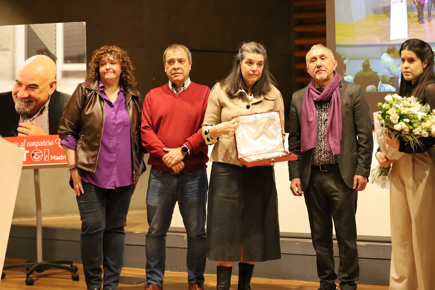 UGT homenajea a Carmelo Ruiz-De la Hermosa