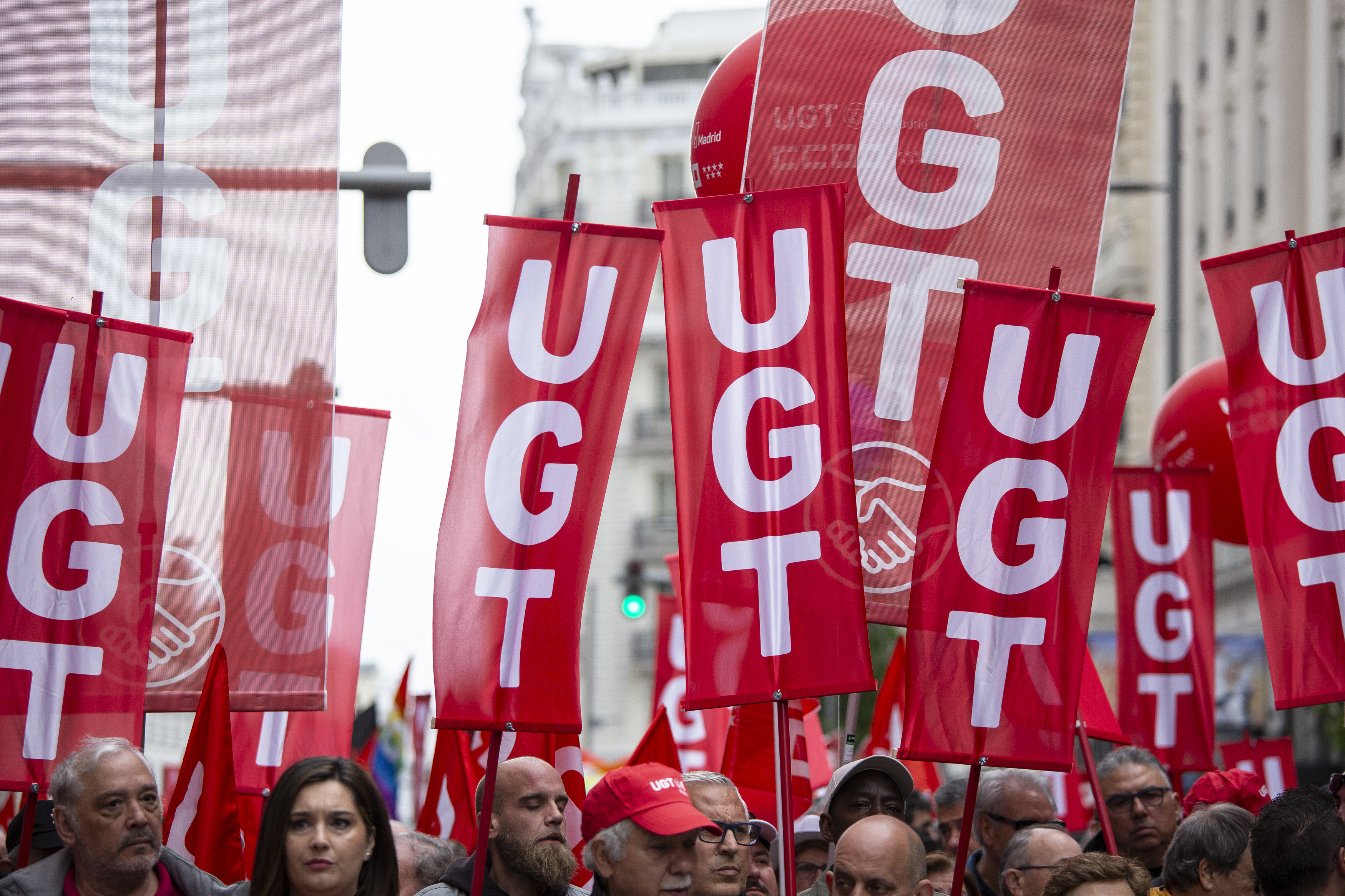 manifestación UGT