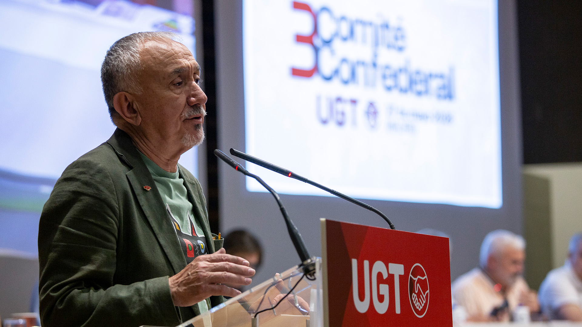Pepe Álvarez en el 3º Comité Confederal
