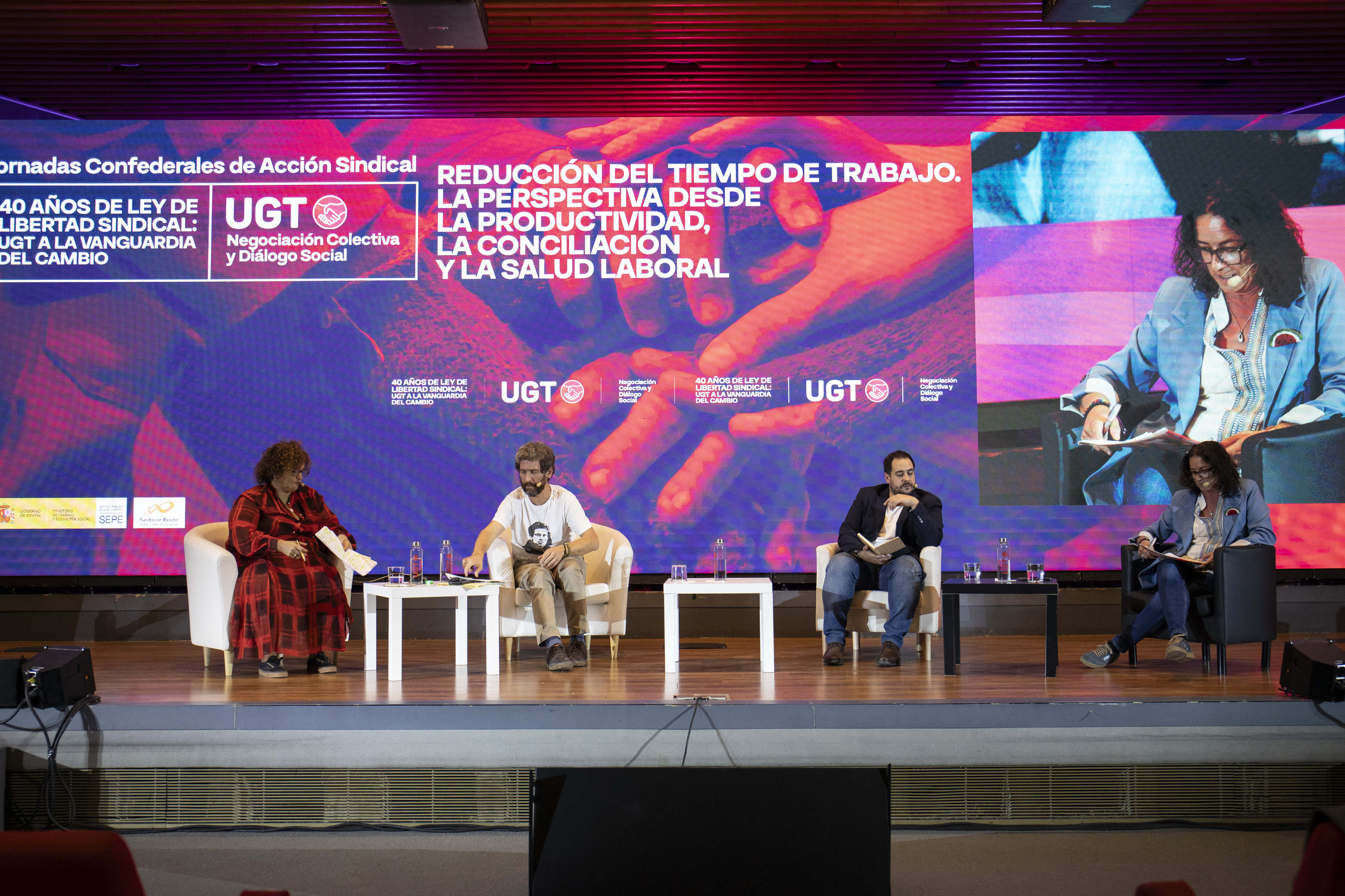 Mesa 'Reducción del tiempo de trabajo'