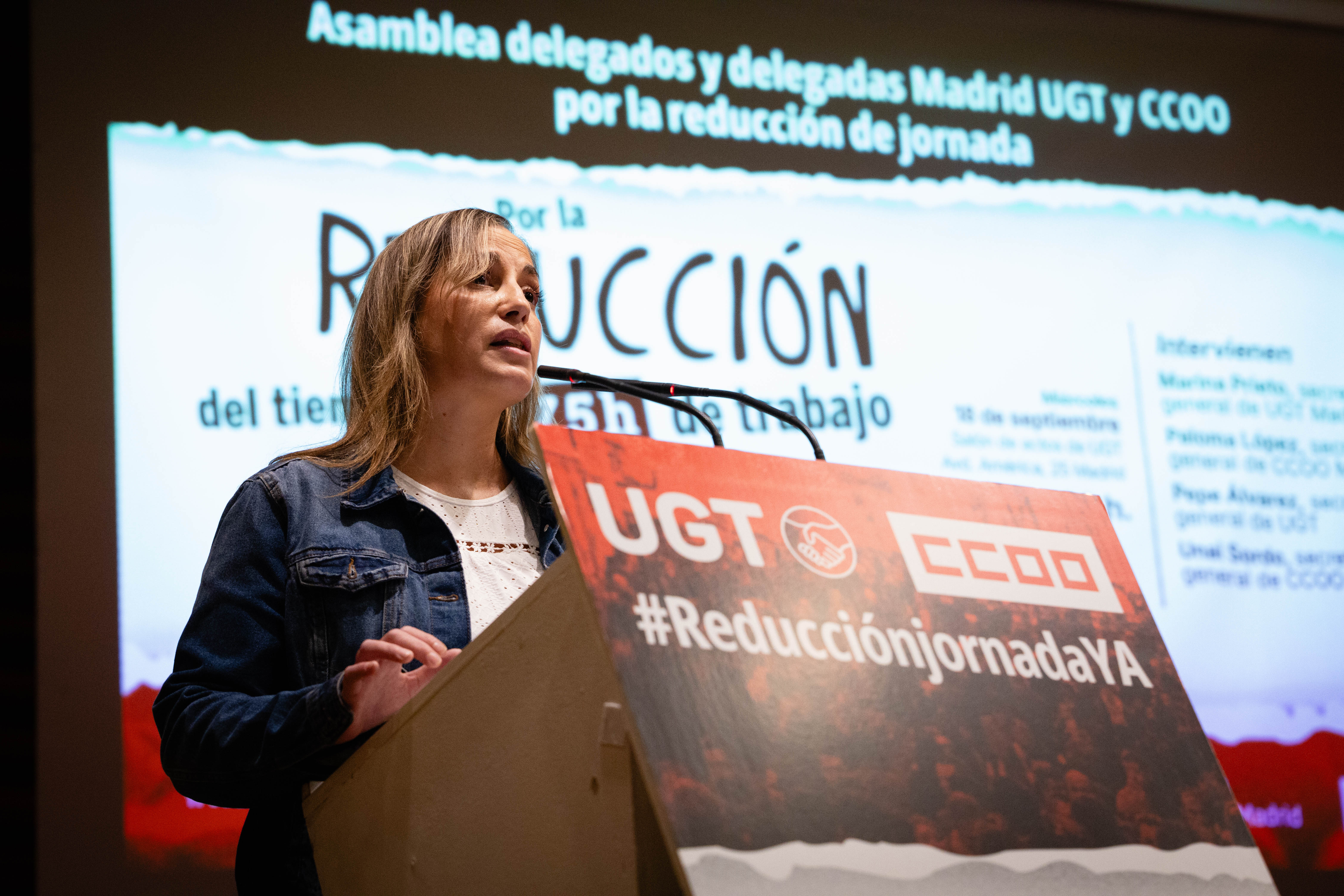 Marina Prieto, secretaria general de UGT Madrid