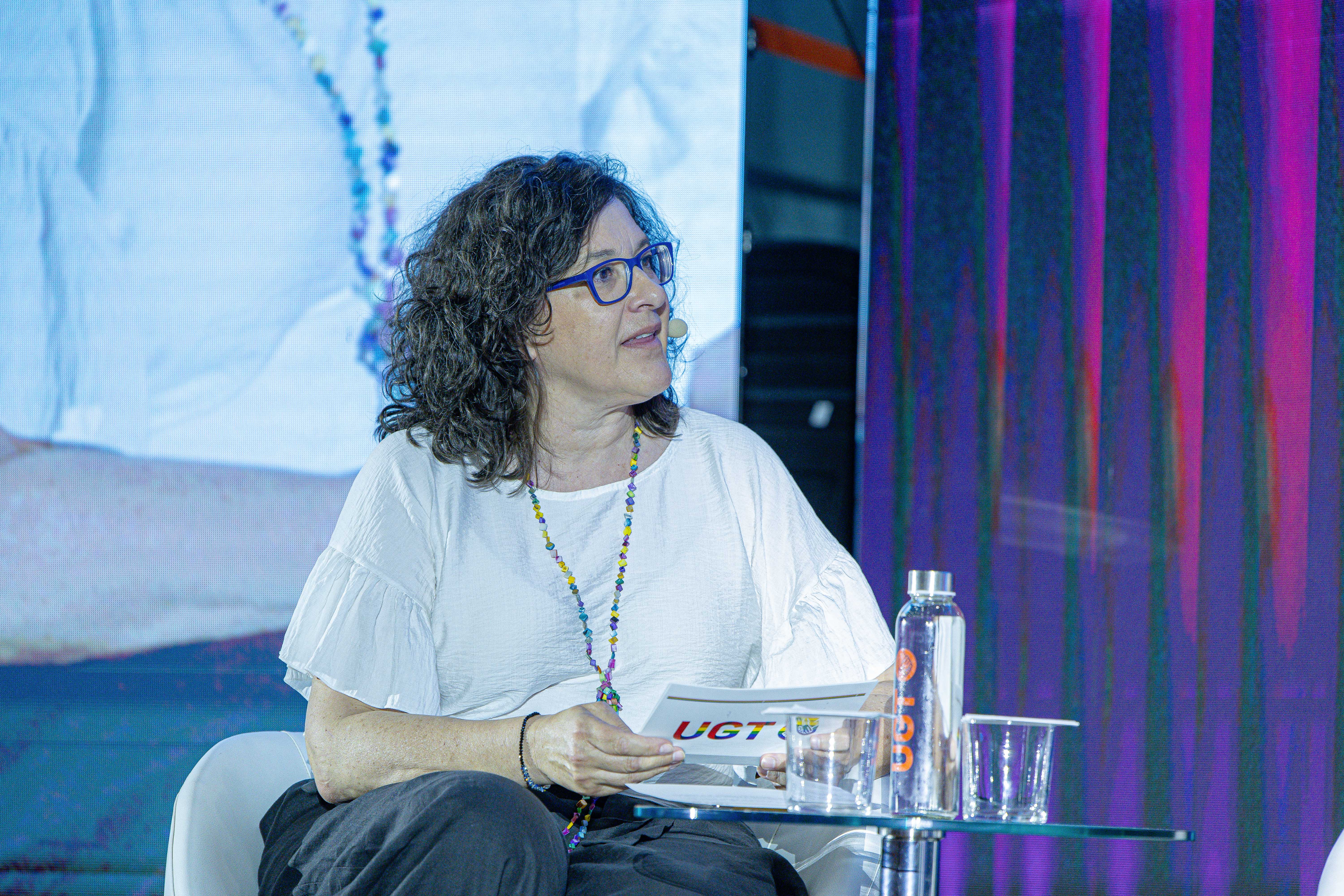 Lola Alcónez, secretaria general de UGT Castilla - La Mancha