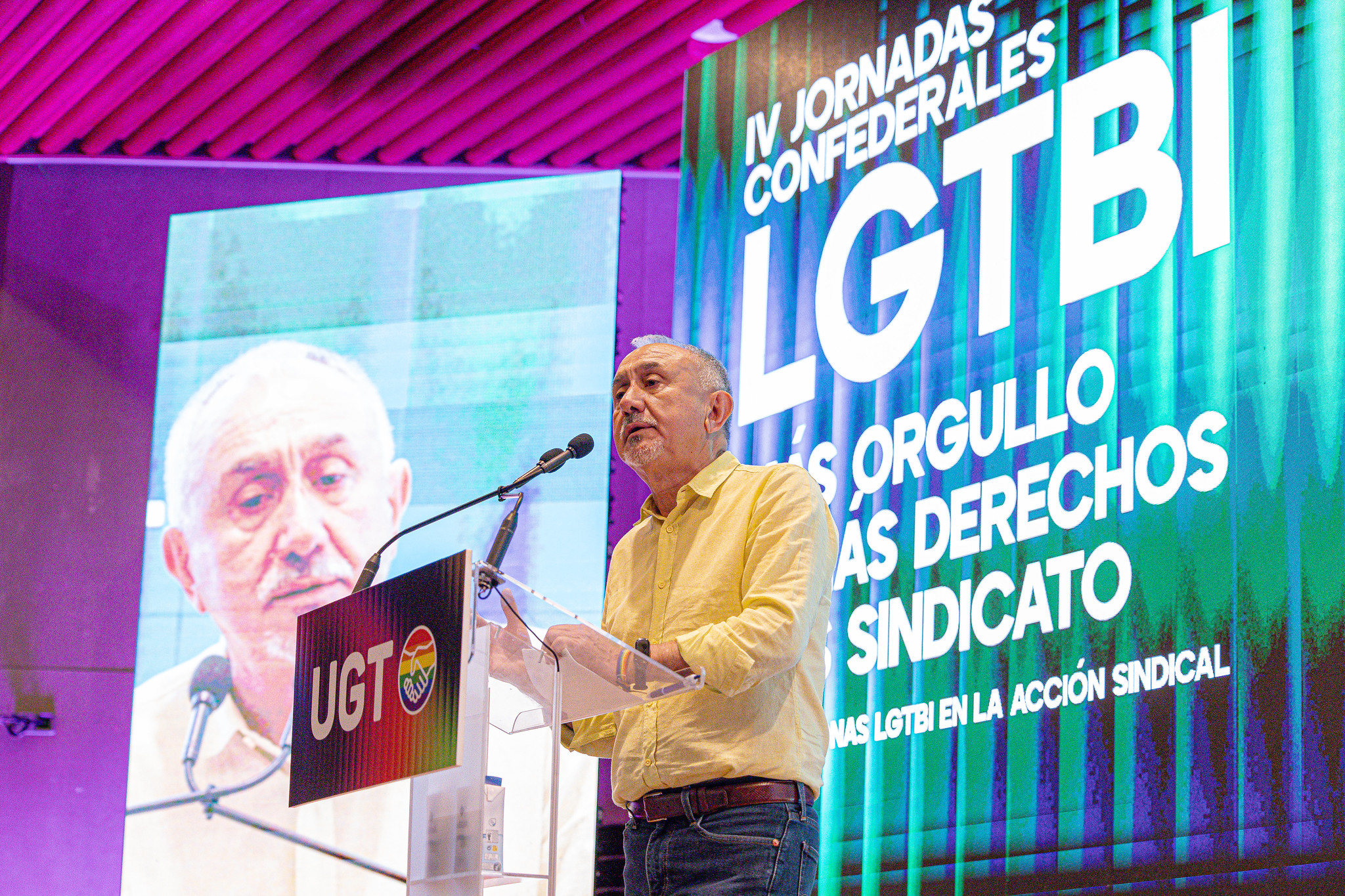 Pepe Álvarez, secretario general de UGT