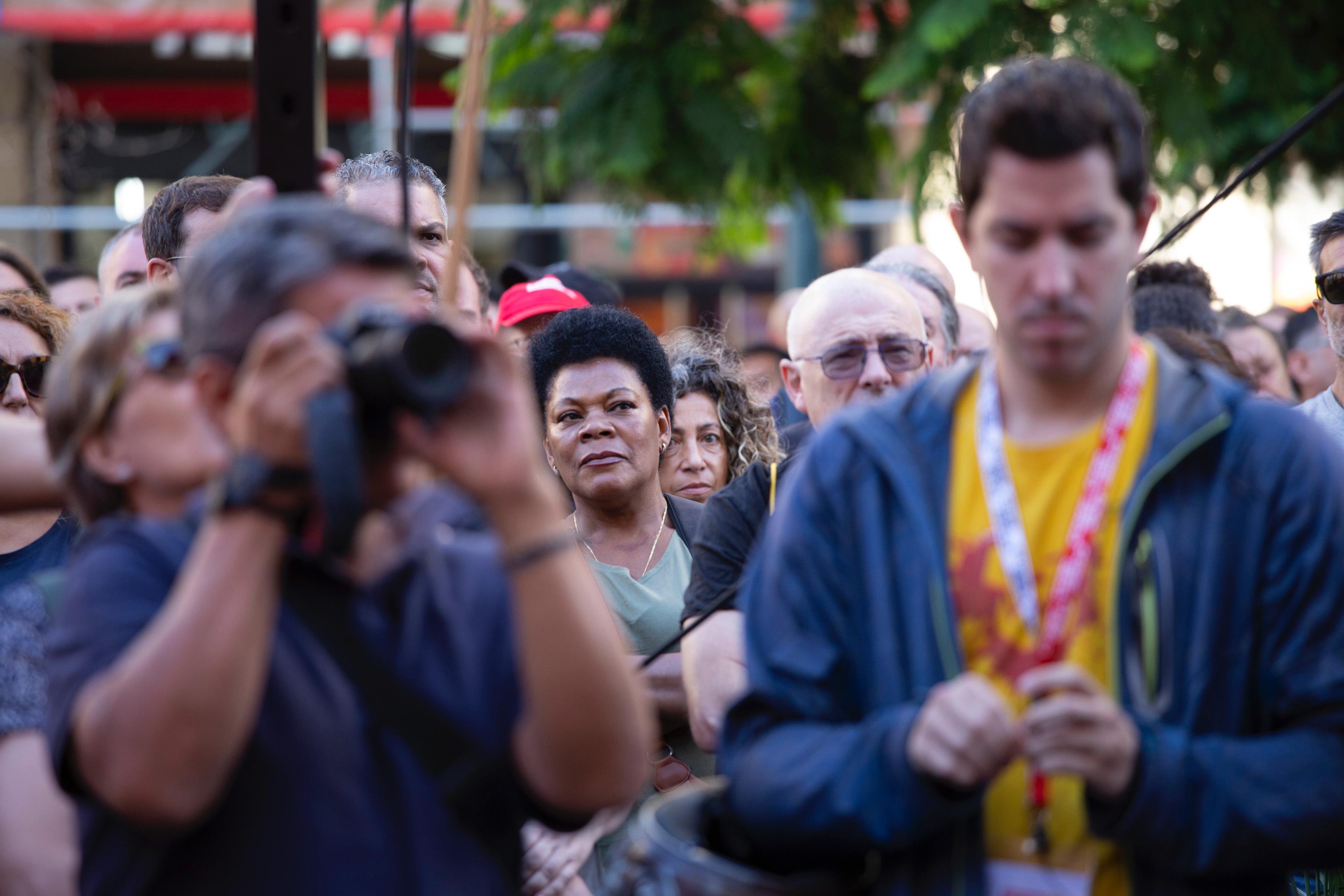 Barcelona. Plano de la concentración