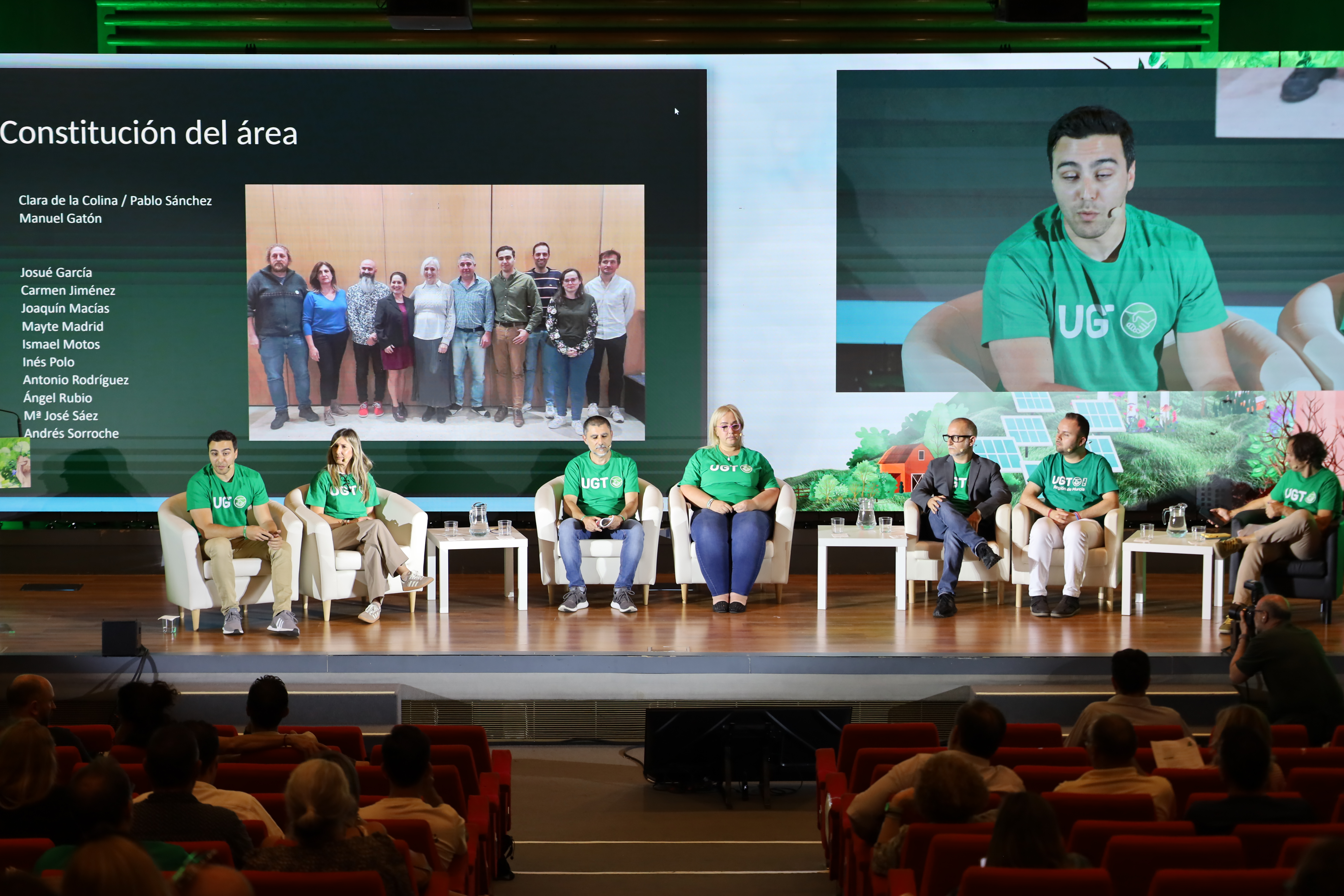 Intervención de las áreas territoriales #UGTENVERDE