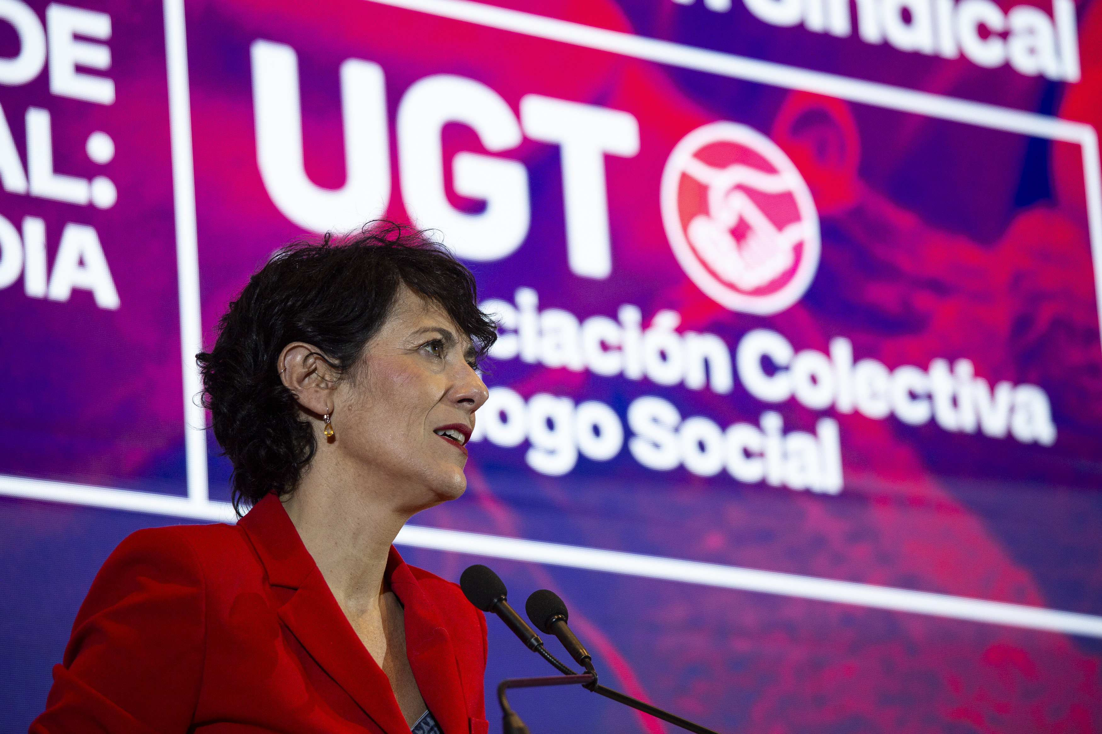 La ministra de Inclusión, Seguridad Social y Migraciones Elma Saiz