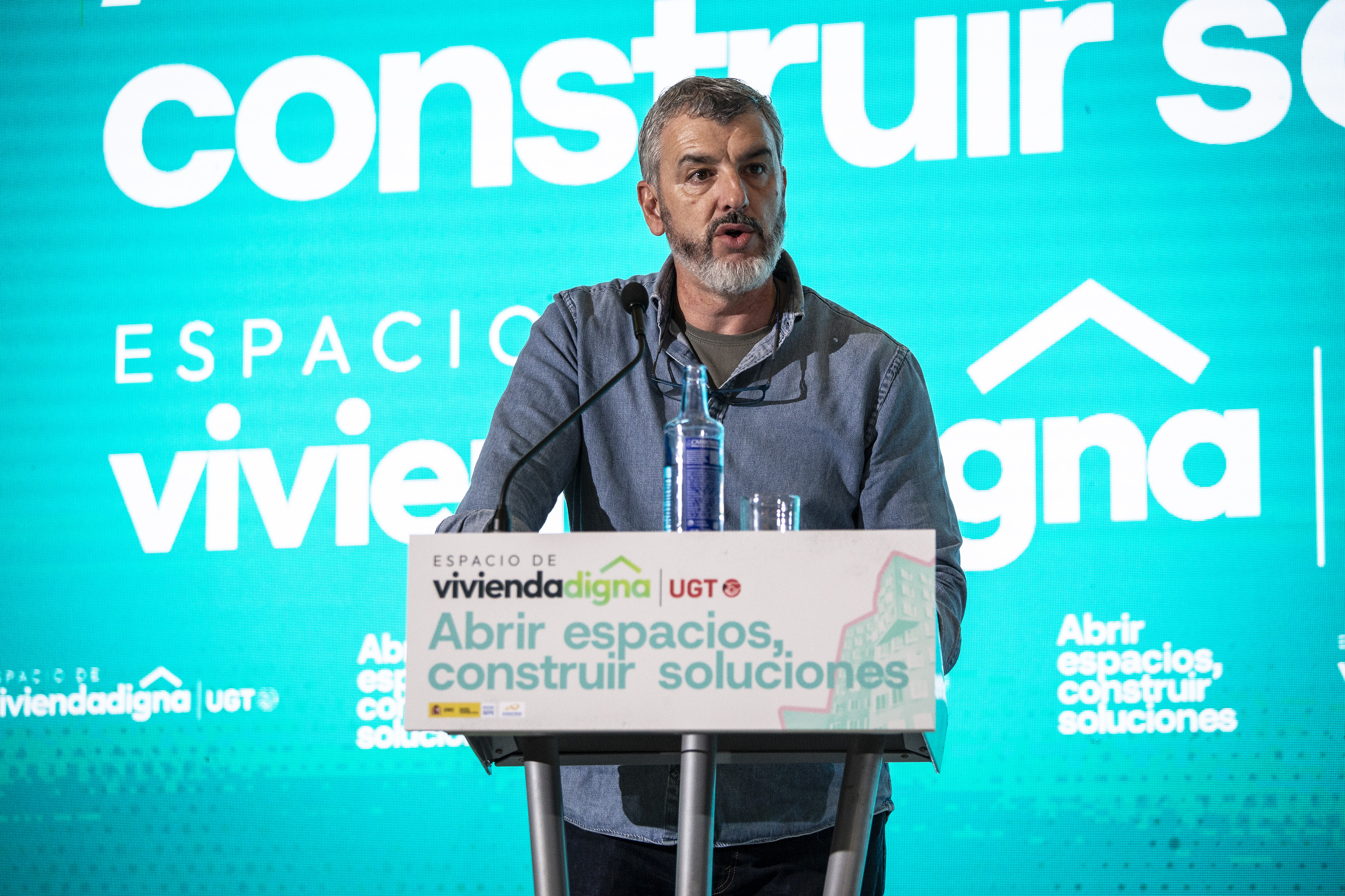 El secretario general de UGT Andalucía Óskar Martín