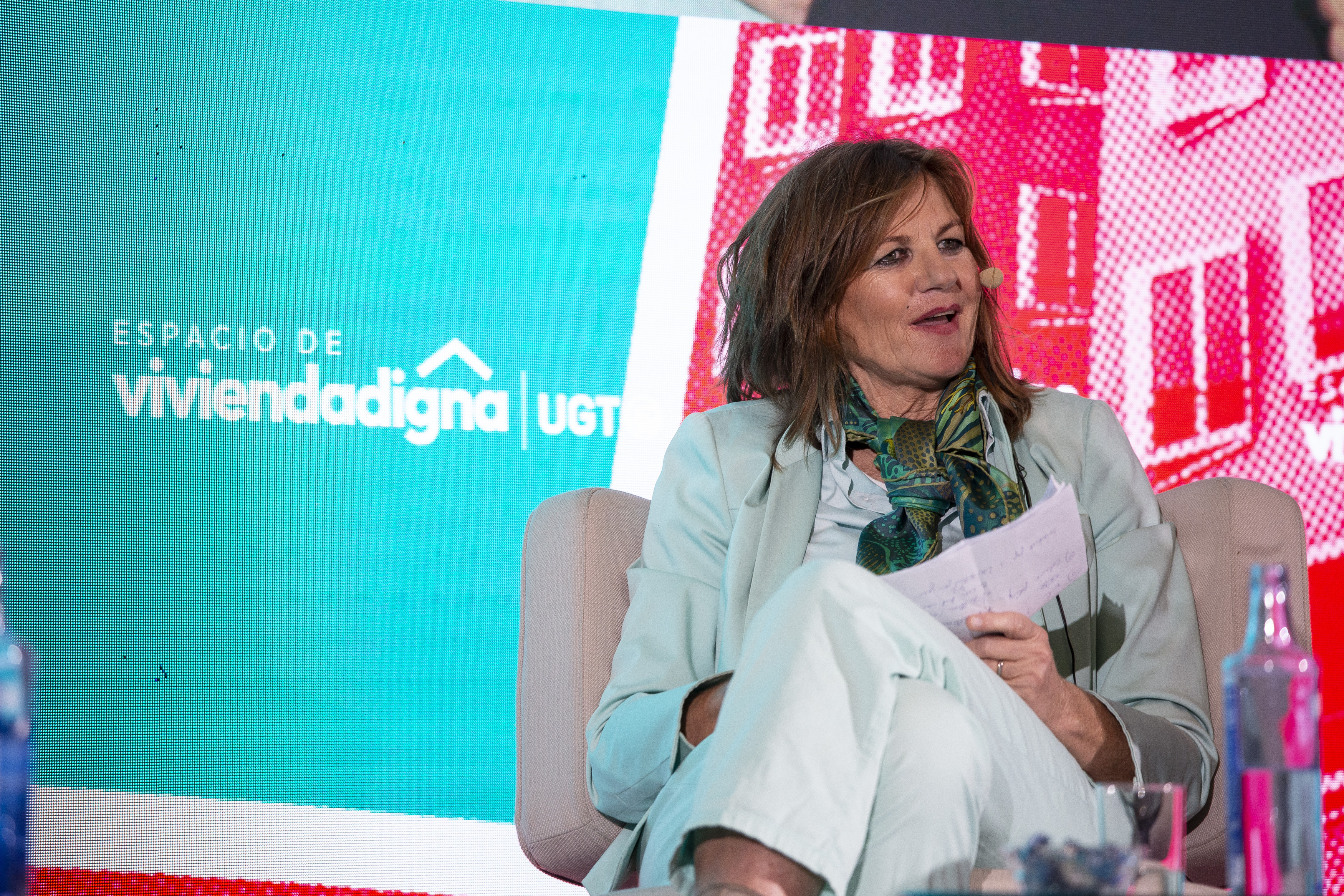 La jefa de la Oficina de enlace con la UE de la Unión del Inquilino Internacional (UIT), Barbara Steenbergen