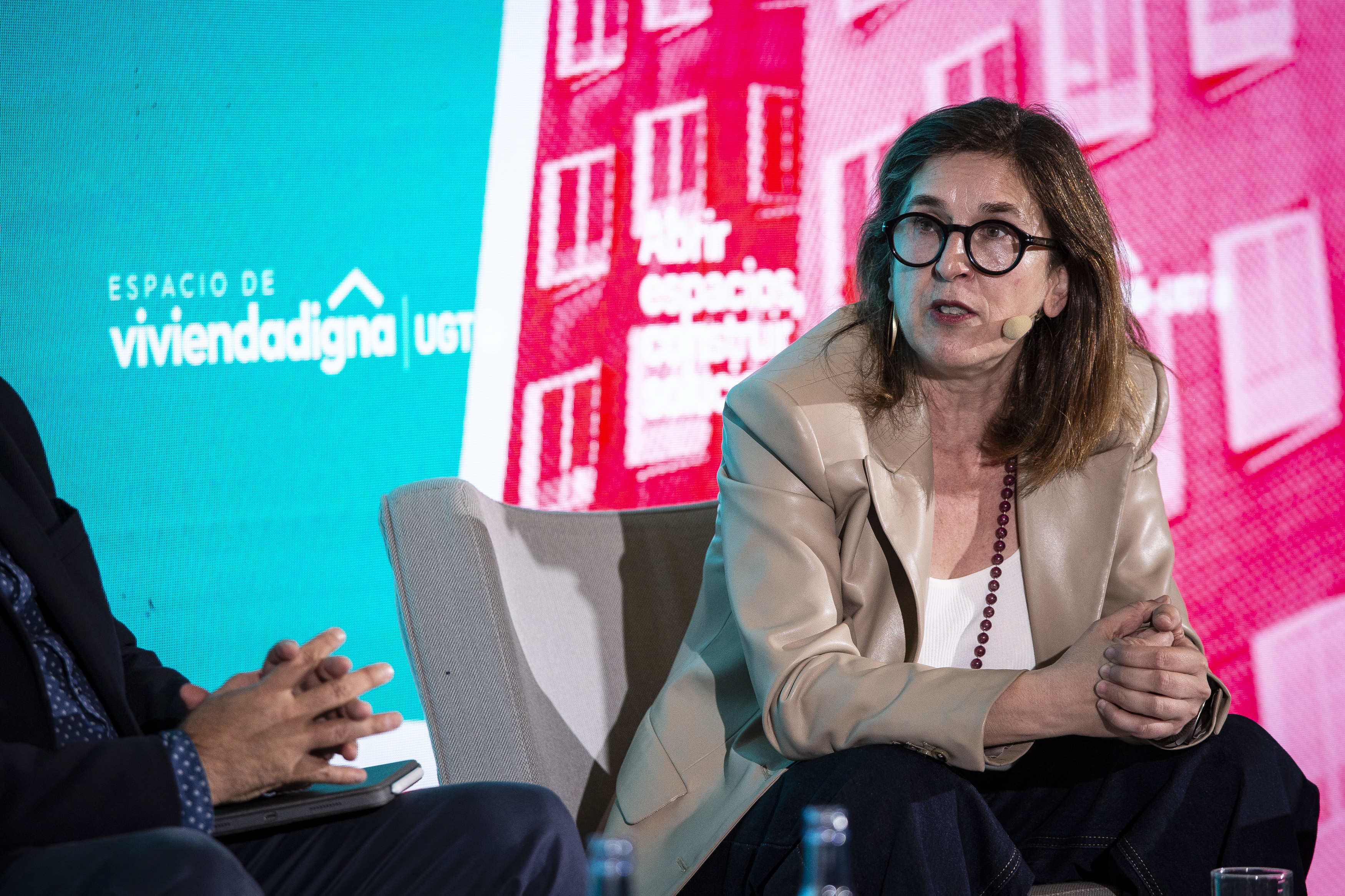 La vicesecretaria general de UGT Lola Navarro