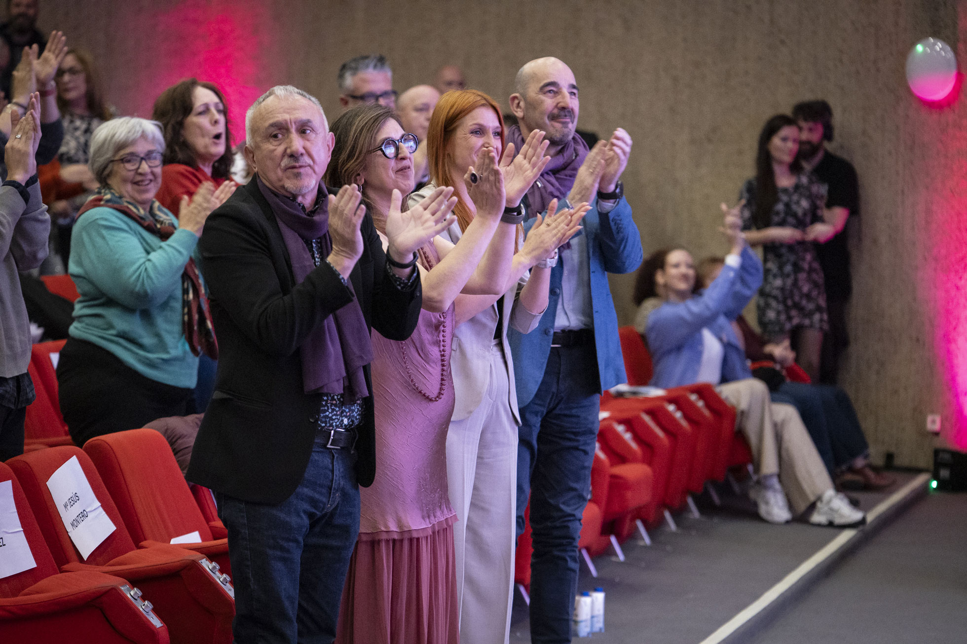 Pepe Álvarez, Lola Navarro, Medea Gracia y Fernando Luján