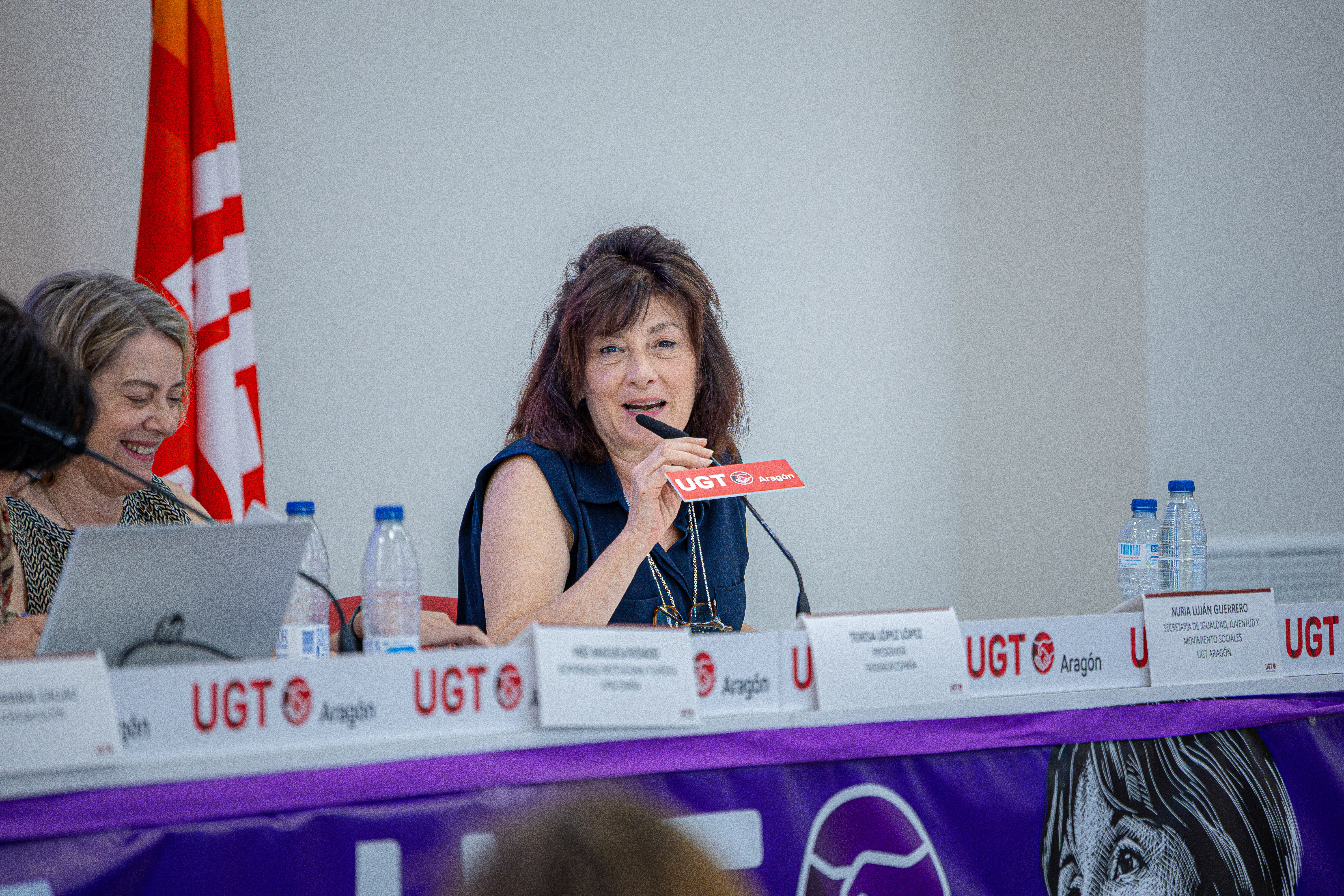 Nuria Luján Guerrero, secretaria de Igualdad, Juventud y Movimientos Sociales de UGT Aragón