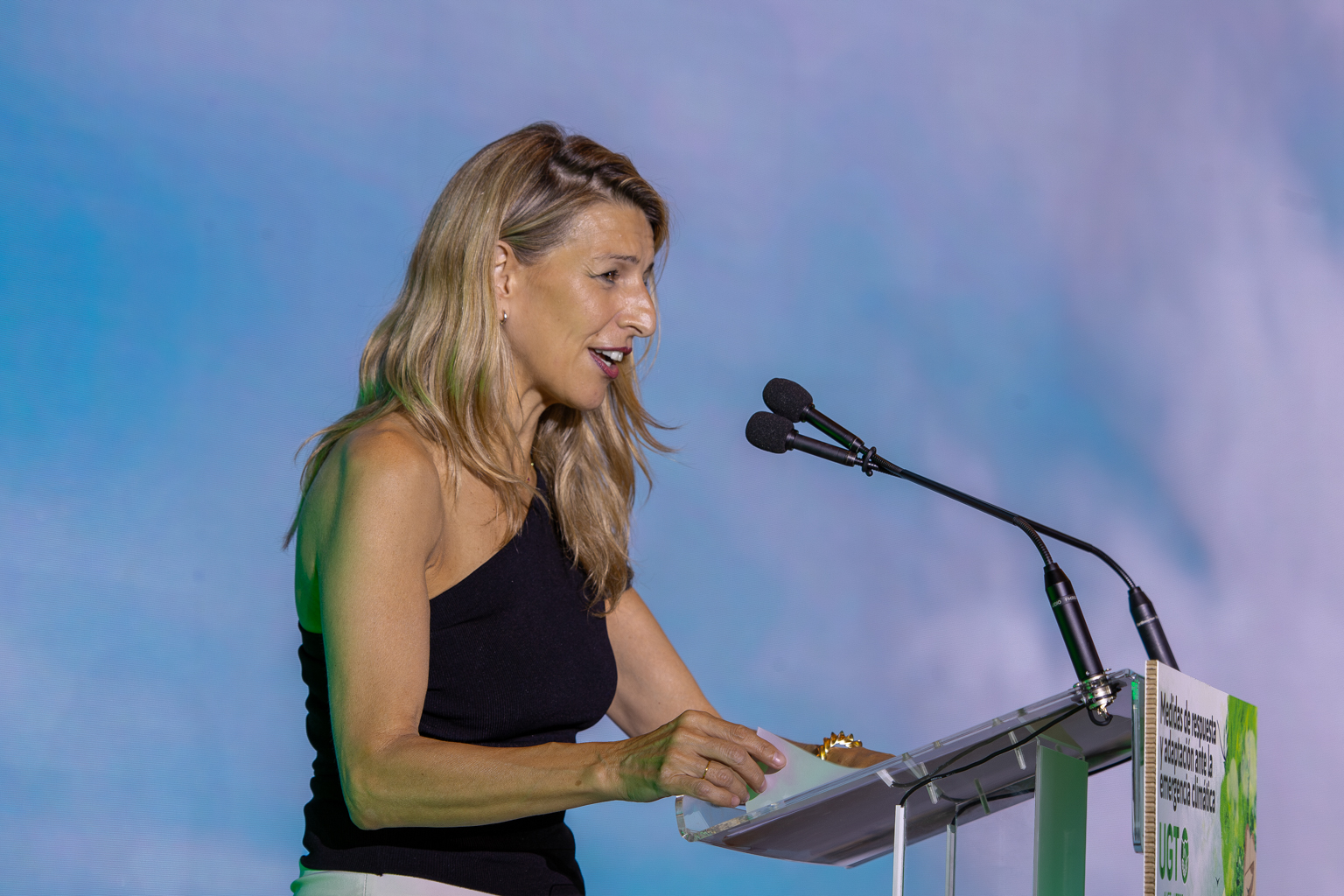 Yolanda Díaz Pérez, vicepresidenta segunda y ministra de Trabajo y Economía Social