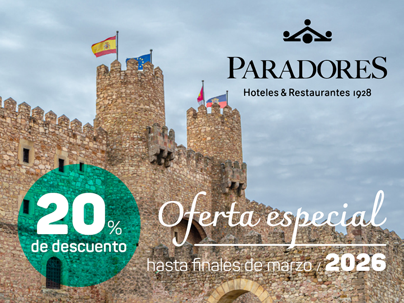 Paradores oferta especial hasta el 27 de marzo 2026