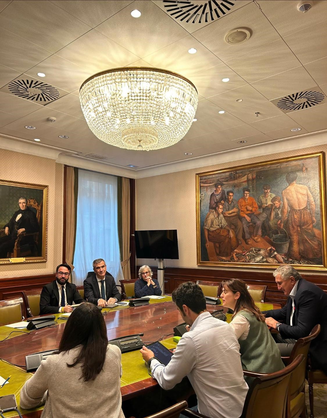 Reunión en el Congreso de los Diputados