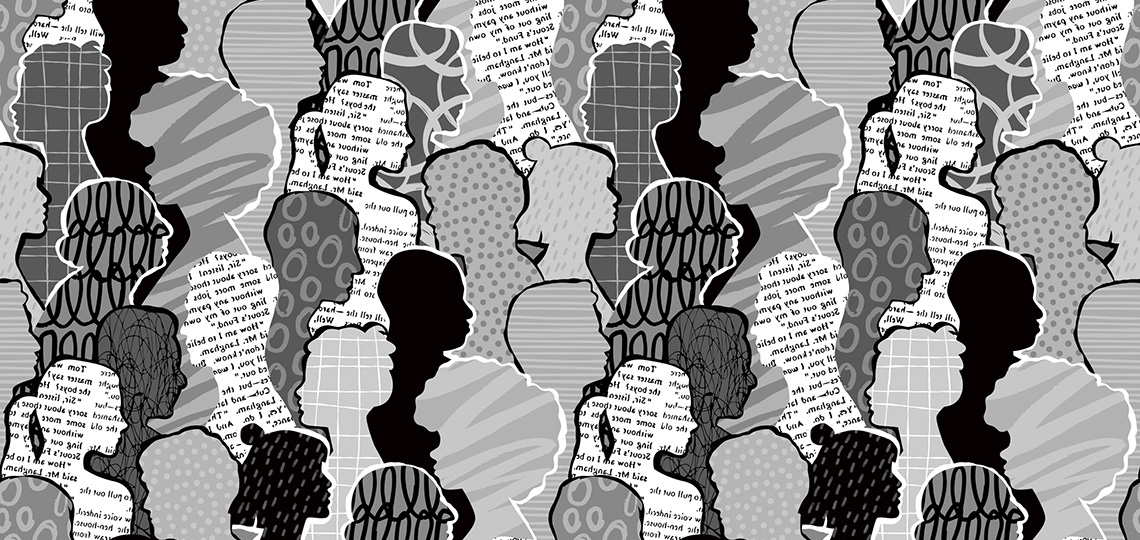 Collage de distintas siluetas