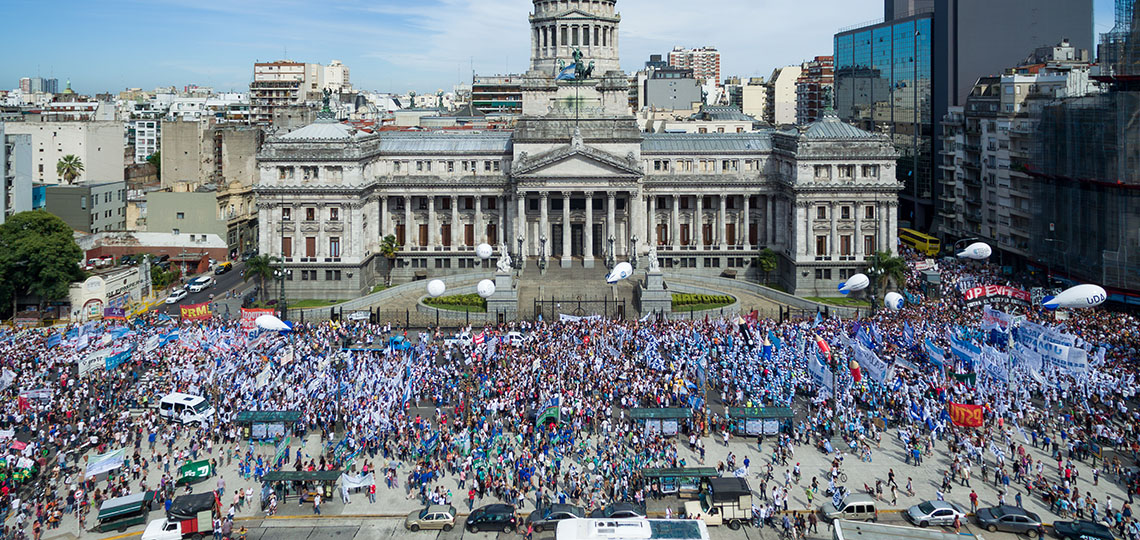 Protestas en Buenos Aires