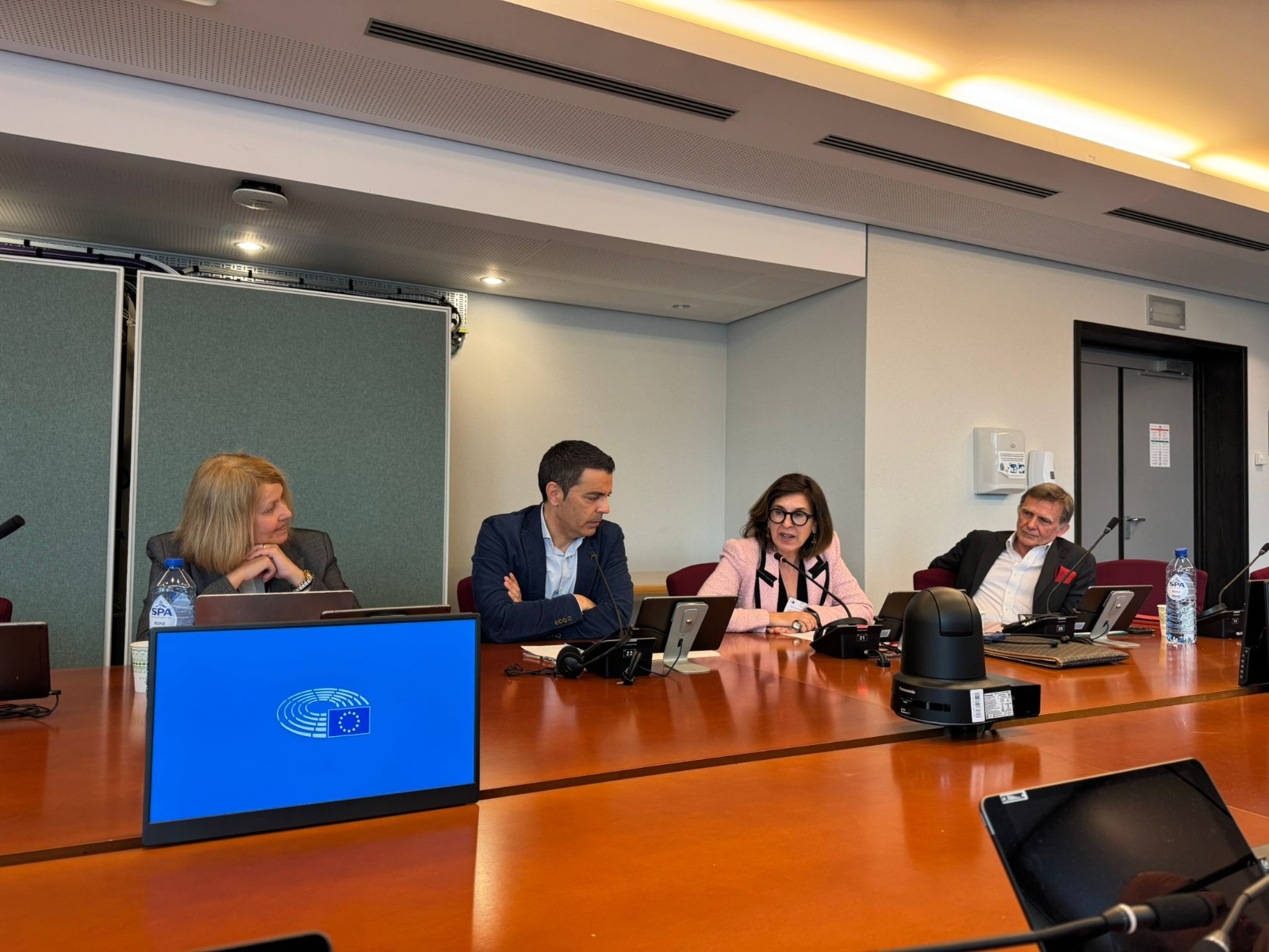 Mari Carmen Barrera en el Parlamento Europeo