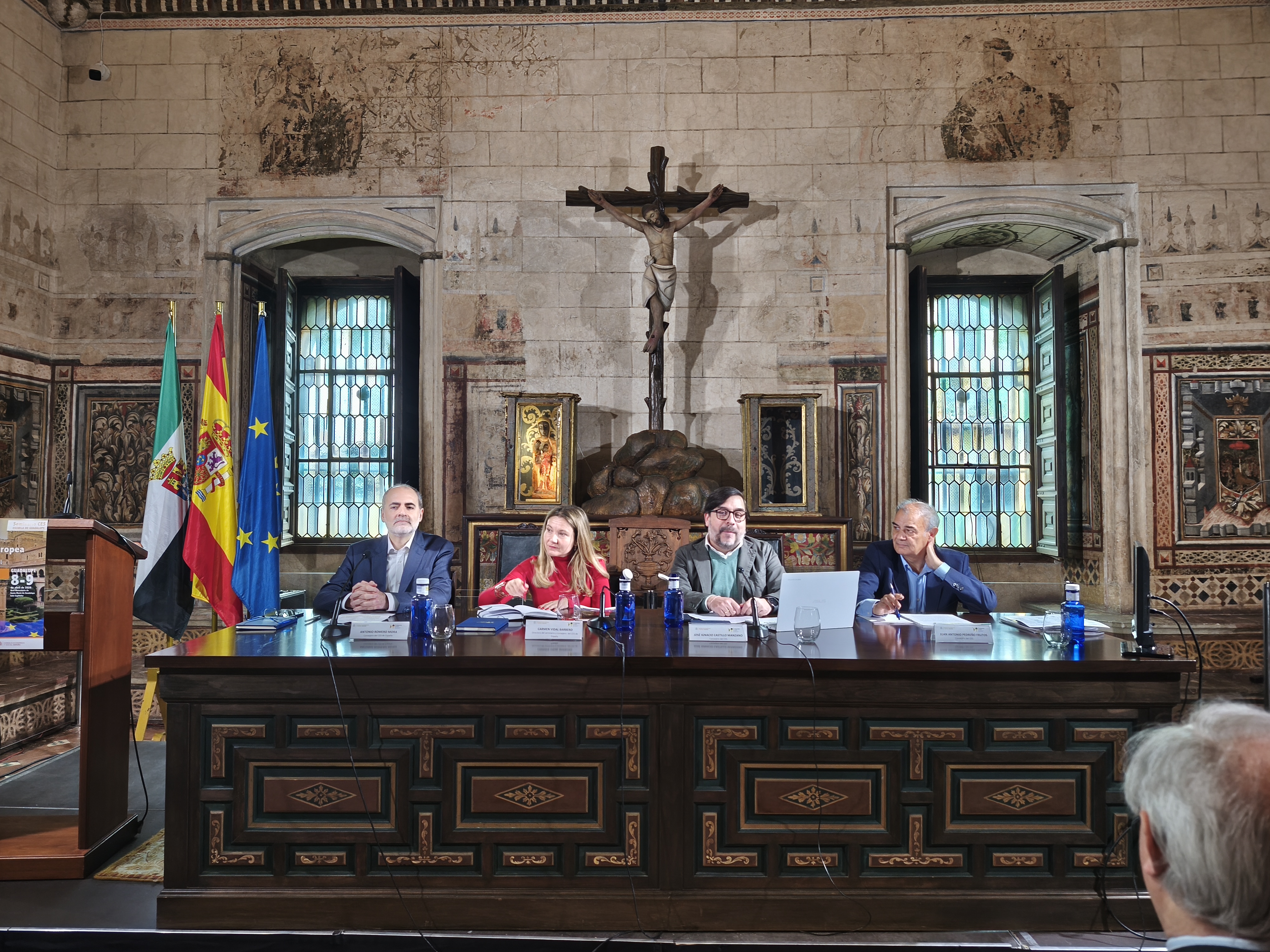 Miembros de UGT en Yuste