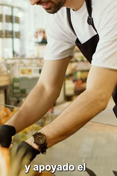 Trabajador frutería